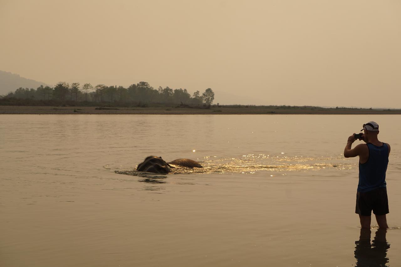 Tiger Tops Tharu Lodge Chitwan Esterno foto